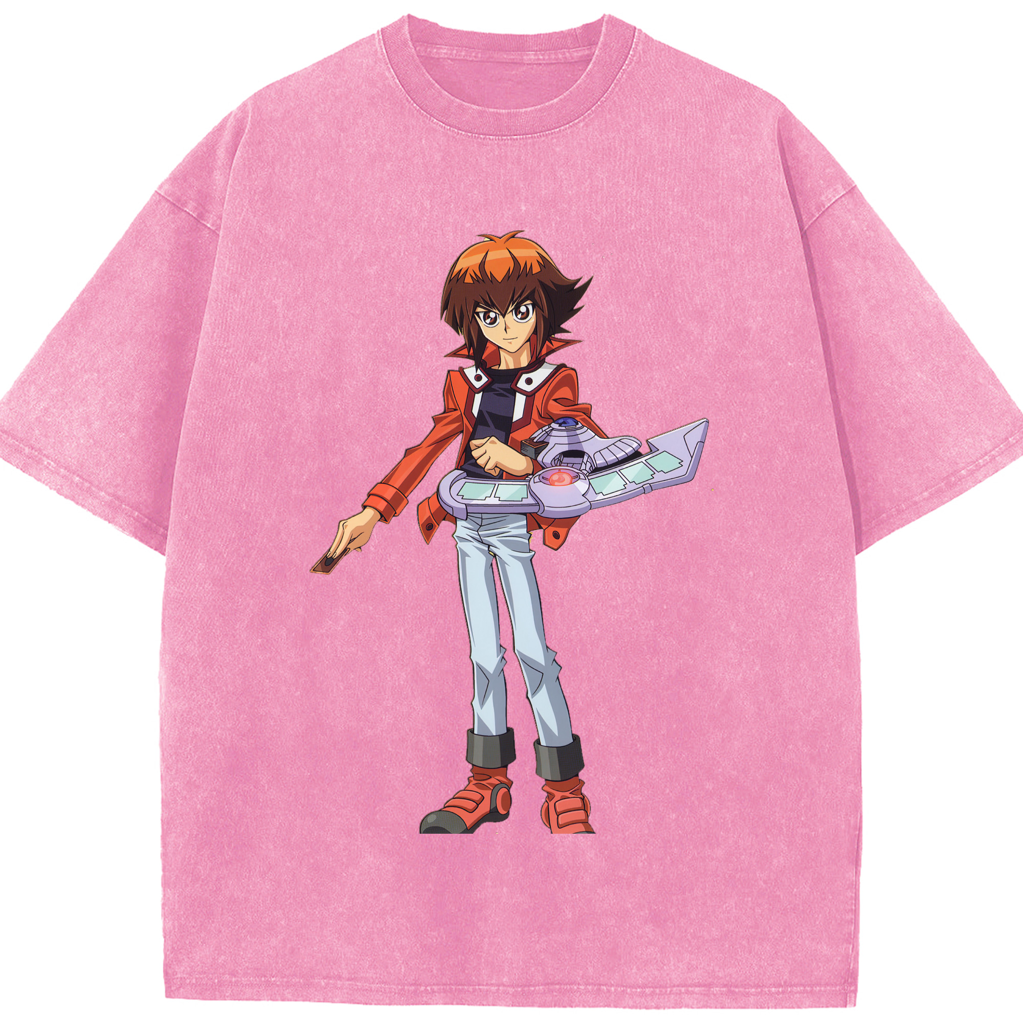 （画像用） 遊☆戯☆王 Yu-Gi-Oh! 綿100% ヴィンテージ風 半袖Tシャツ（フロントプリント）